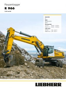 Liebherr discount r 966